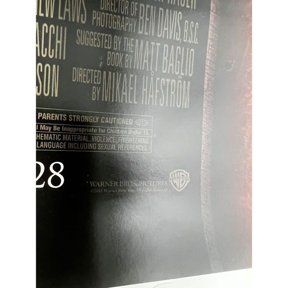 Anthony Hopkins The Rite Original Movie Poster 40" X 27"Double Sided - Picture 10 of 12